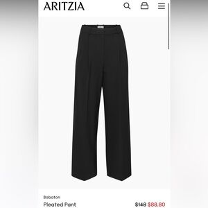 Aritzia Babaton Pleated Pant
